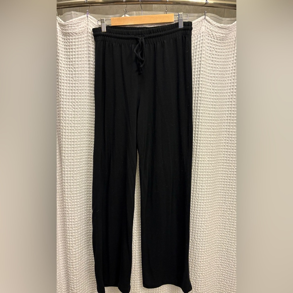 ARITZIA Wilfred Black Lounge Pants Straight Leg